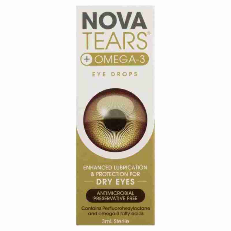 NovaTears® + Omega3 Eye Drops 3mL Taylors Pharmacy