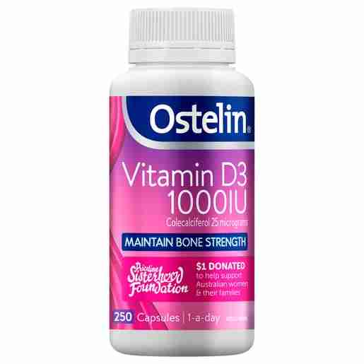 Ostelin Vitamin D3 1000IU 400 Capsules