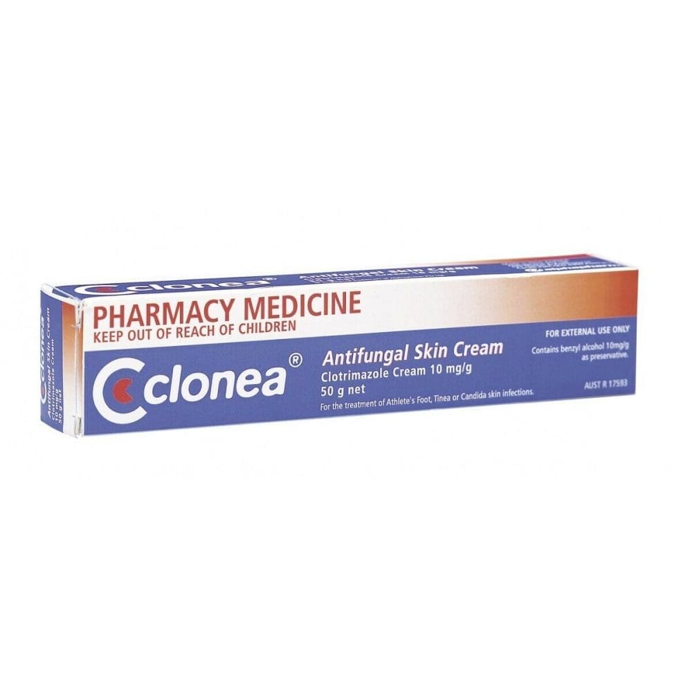 Curated visual reference: Anti Candida Skin Treatments Reference: Clonea Anti Fungal Skin Cream Athlete S Foot Tinea Candida