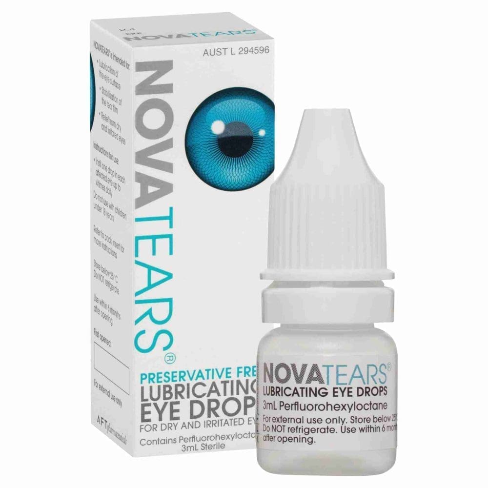 Novatears Lubricating Eye Drops 3ml - Taylors Pharmacy