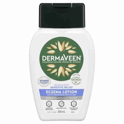 Dermaveen eczema lotion bottle for sensitive relief (250 mL)