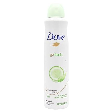 Dove go fresh moisturizing spray bottle with cucumber and green tea scent