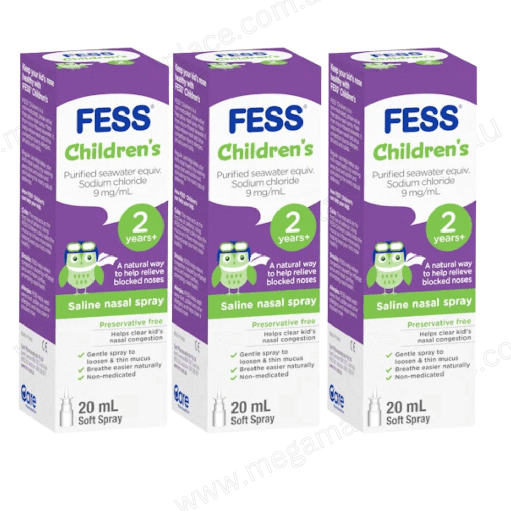 Lot of 3 Fess Children’s Nasal Spray 20ml