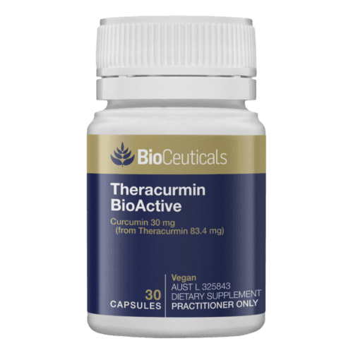 BioCeuticals Theracurmin BioActive 30 Capsules Highly Bioavailable Curcumin Main Image