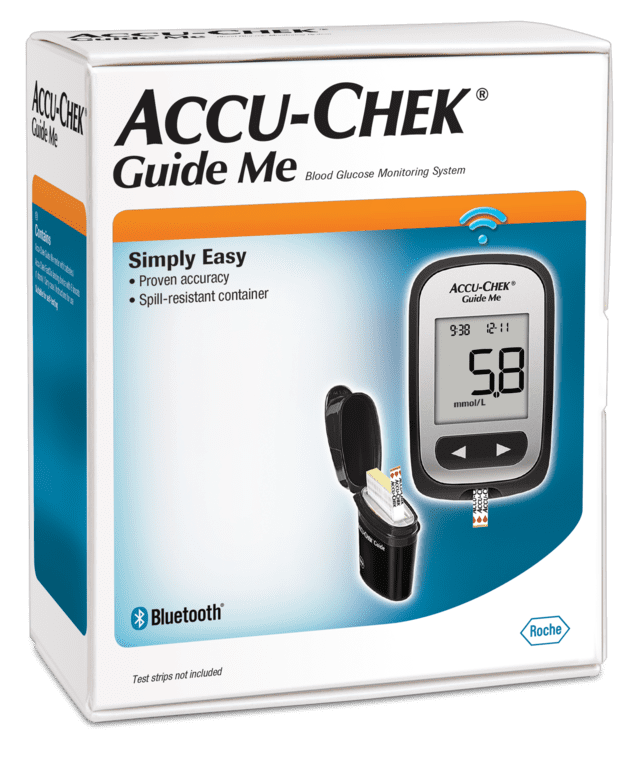 Accu-Chek Guide Me Meter + FastClix Lancets Blood Glucose Monitoring System Pack Main Image