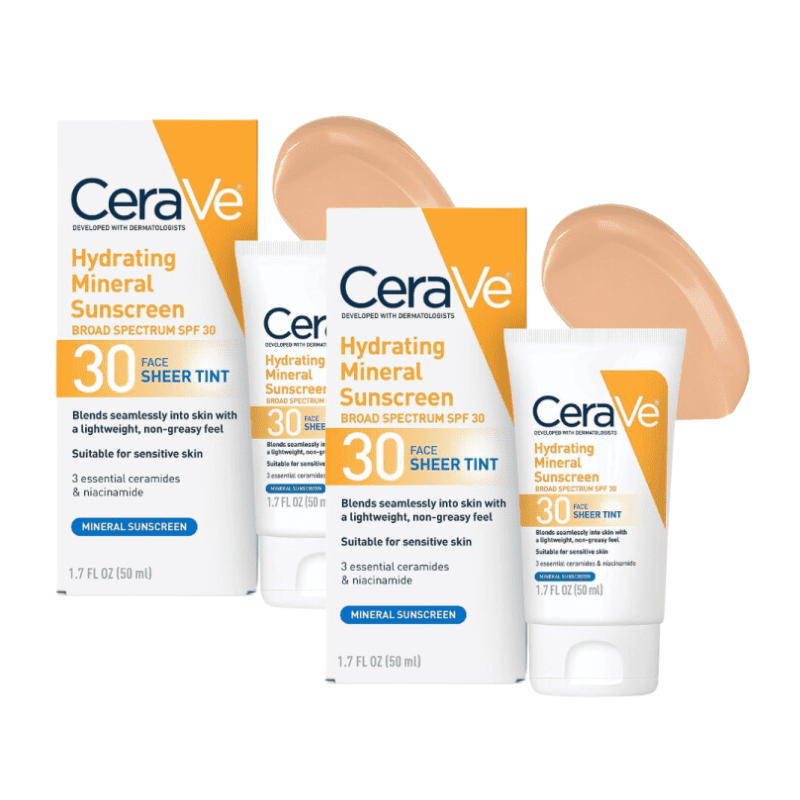 Lot of 2 Cerave SPF 30 Tint